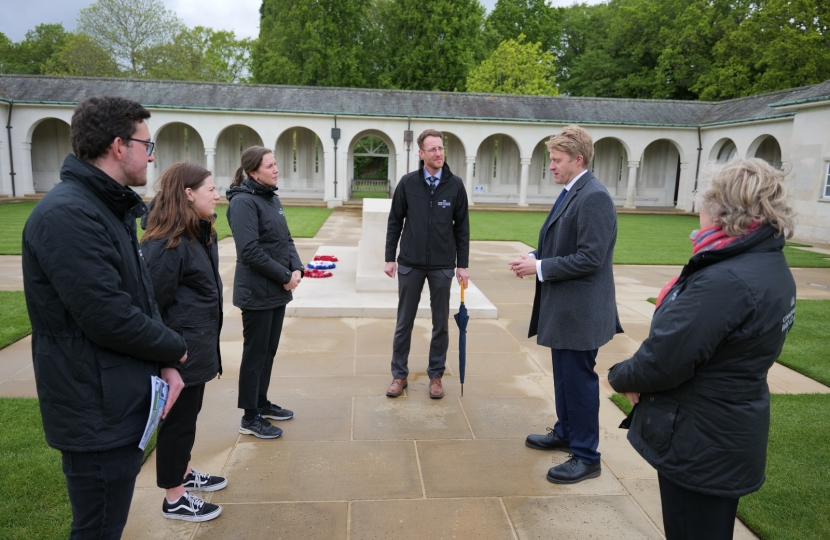 Commemorating War Graves Week at Runnymede Air Forces Memorial