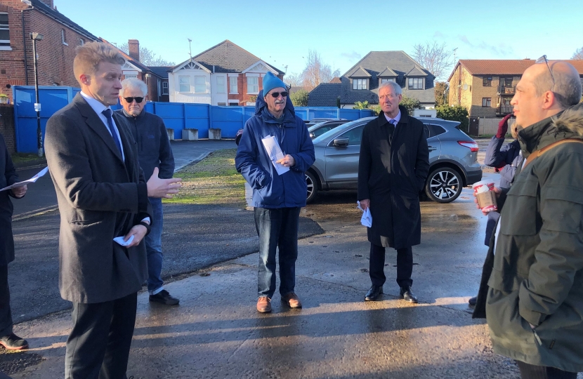 Weybridge Hospital site visit Dec 2021