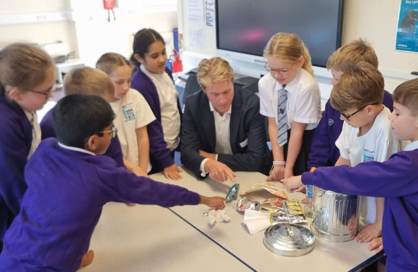 Talking Rubbish - discussing issues of litter and environmental protection with students from Sayes Court Primary