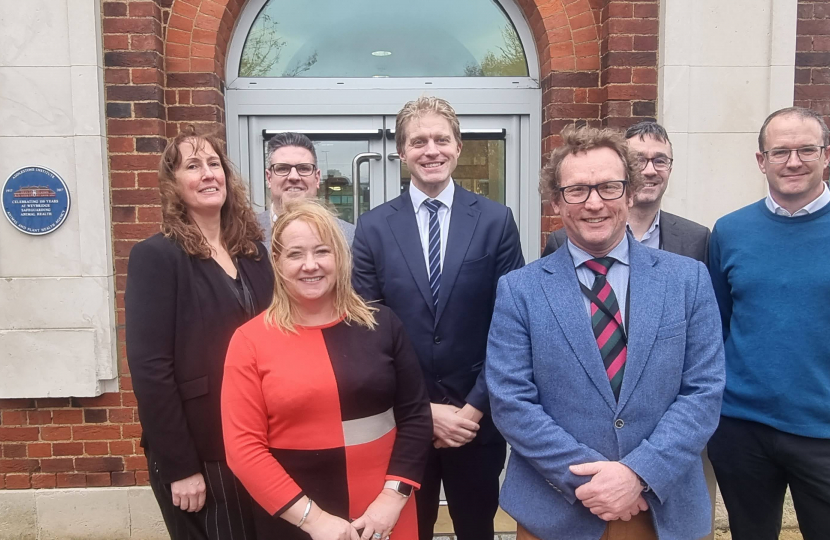 Dr Ben Spencer MP Visiting the Animal and Plant Health Agency