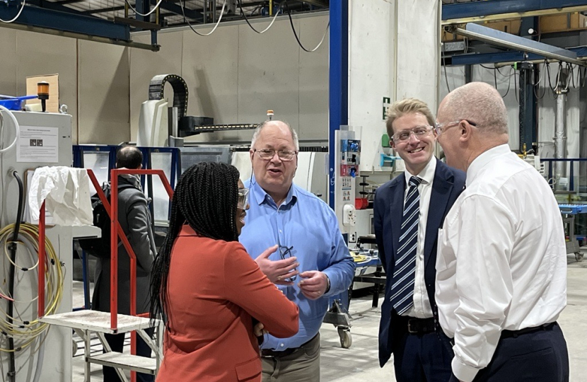 Kemi Badenoch MP at Kite Glass, Brooklands