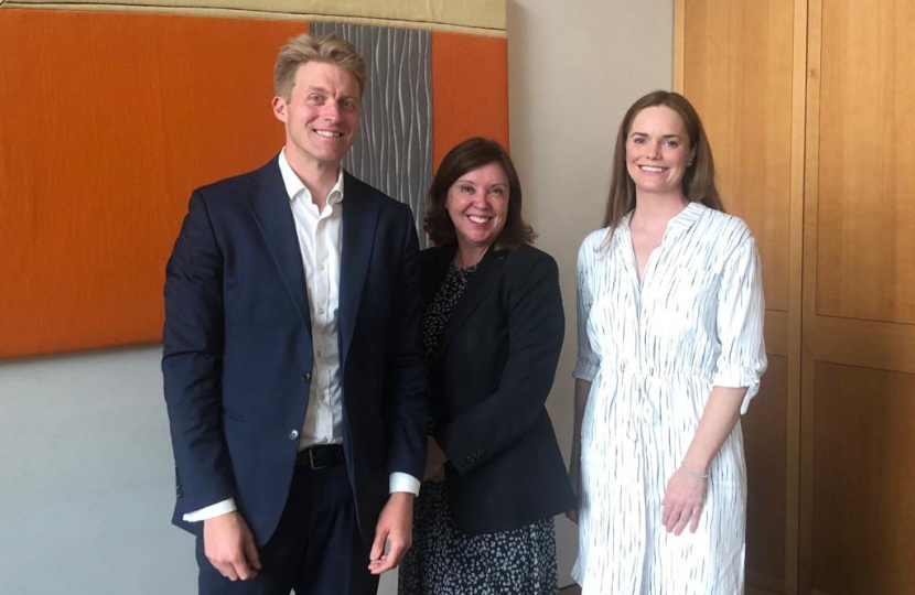 Dr Ben SPencer MP meeting with Children's Commissioner Dame Rachel de Souza