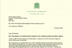 EA enforcement penalties consultation response from Dr Ben Spencer MP