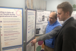 Dr Ben Spencer MP reviewing latest plans for the Weybridge health centre site