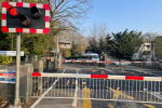 Level crossing in Pooley Green