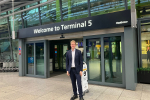 Ben Spencer MP at Heathrow Airport Terminal 5