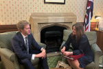 Dr Ben Spencer MP with Education Secretary Gillian Keegan MP