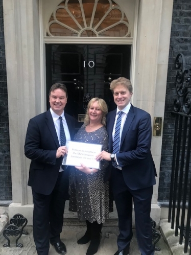 M25 resurfacing petition presented to 10 Downing Street