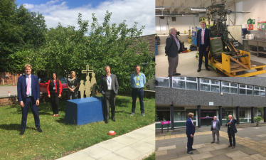 Visit to Holy Family RC Primary School and Brooklands College