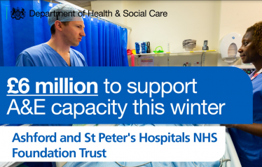 £6 million funding announced for St Peter's A&E