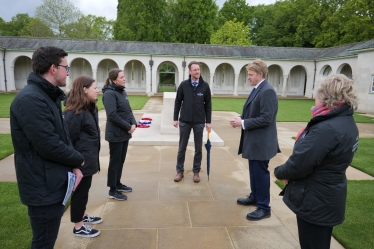 Commemorating War Graves Week at Runnymede Air Forces Memorial