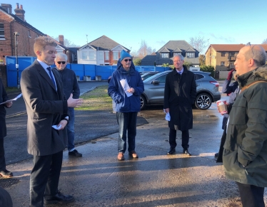 Weybridge Hospital site visit Dec 2021