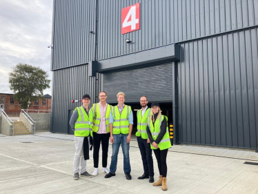 Dr Ben Spencer MP meeting with the team at Netflix