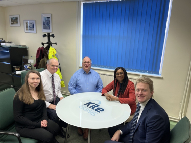 Kemi Badenoch MP at Kite Glass, Brooklands