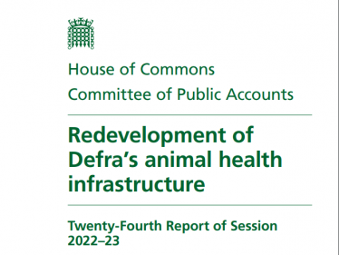 Public Accounts Committee Report into Defra's animal health infrastructure