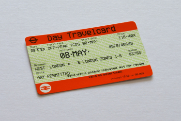 Edited photo of travelcard by Ron Porter (Pixabay) in agreement with licensing terms and conditions