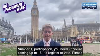 UK Parliament Week 2022 | Dr Ben Spencer